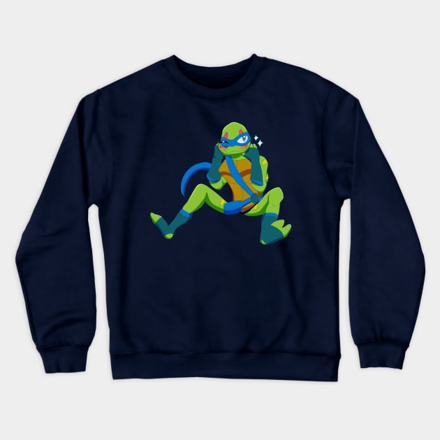 Cute Leonardo (Rise) Crewneck Sweatshirt by waffletoast215